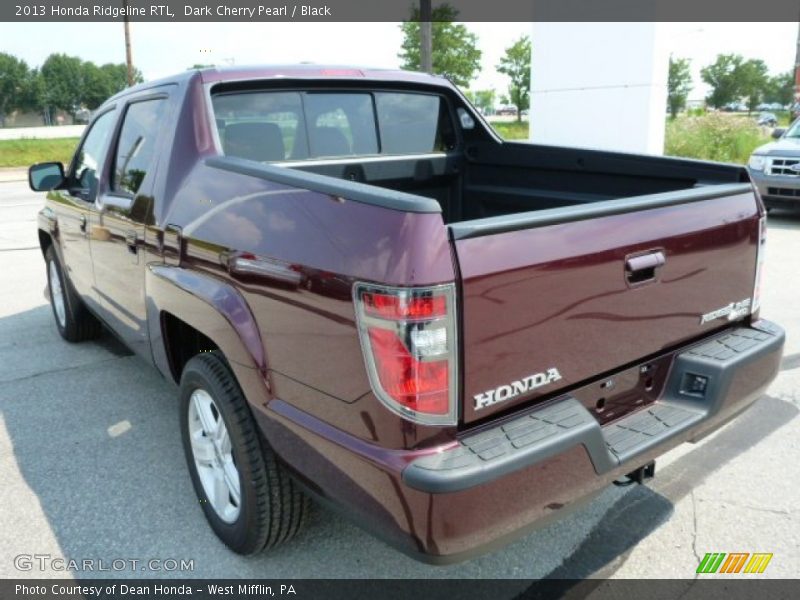 Dark Cherry Pearl / Black 2013 Honda Ridgeline RTL