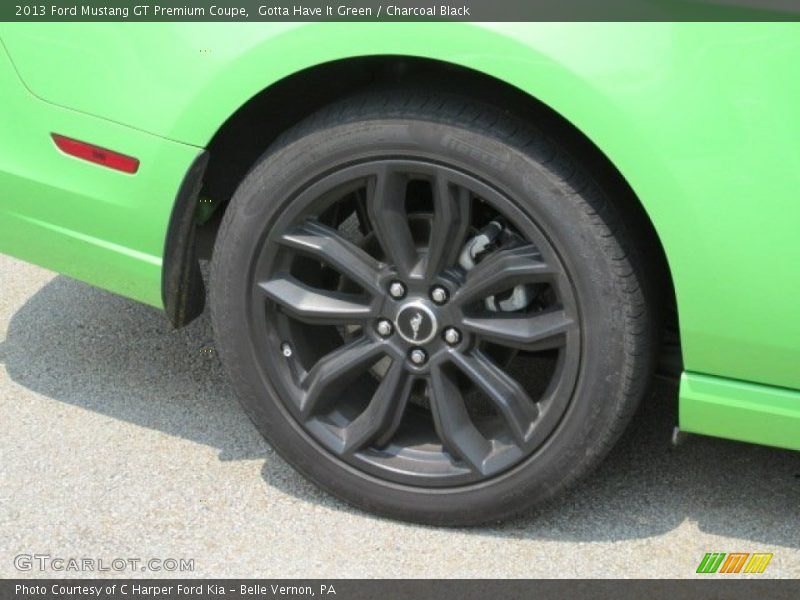 Gotta Have It Green / Charcoal Black 2013 Ford Mustang GT Premium Coupe