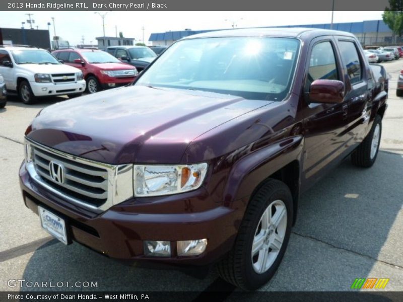 Dark Cherry Pearl / Black 2013 Honda Ridgeline RTL