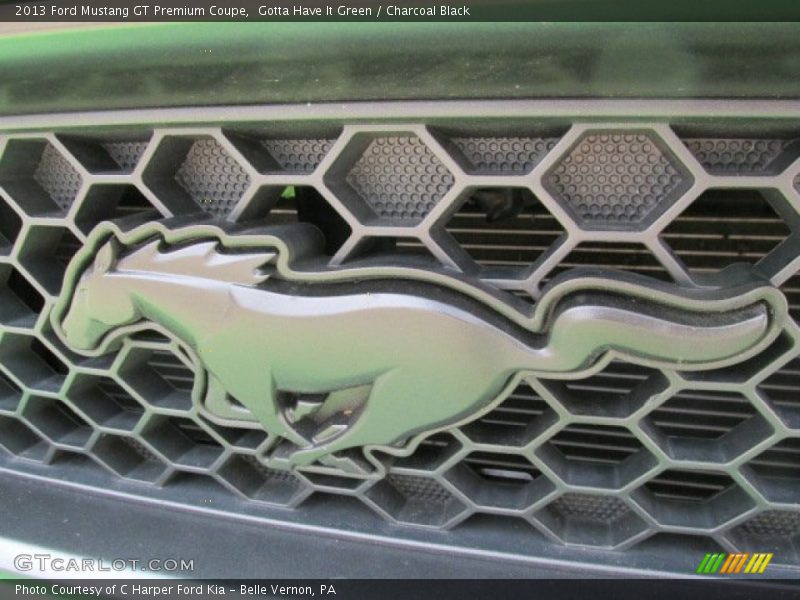 Gotta Have It Green / Charcoal Black 2013 Ford Mustang GT Premium Coupe