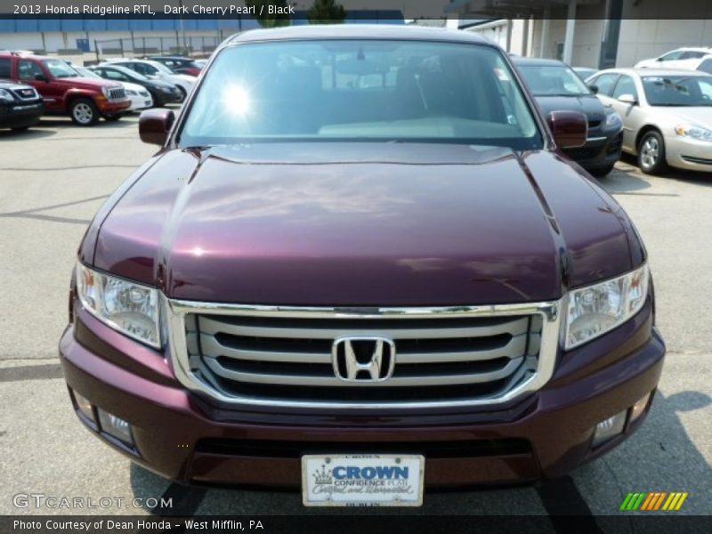 Dark Cherry Pearl / Black 2013 Honda Ridgeline RTL