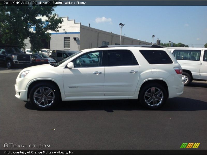 Summit White / Ebony 2011 GMC Acadia Denali AWD