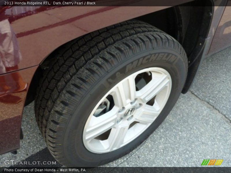 Dark Cherry Pearl / Black 2013 Honda Ridgeline RTL
