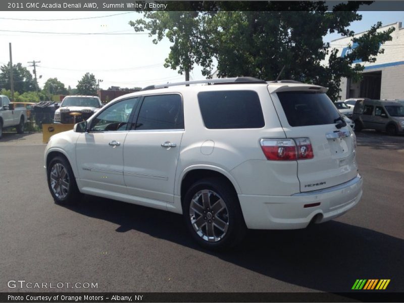 Summit White / Ebony 2011 GMC Acadia Denali AWD