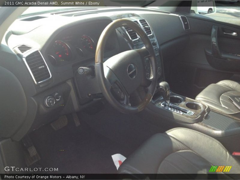 Summit White / Ebony 2011 GMC Acadia Denali AWD