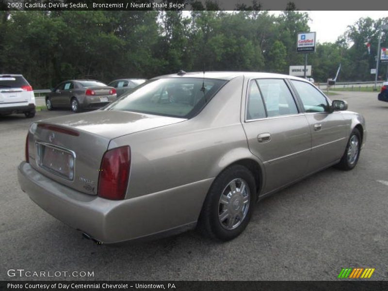Bronzemist / Neutral Shale Beige 2003 Cadillac DeVille Sedan