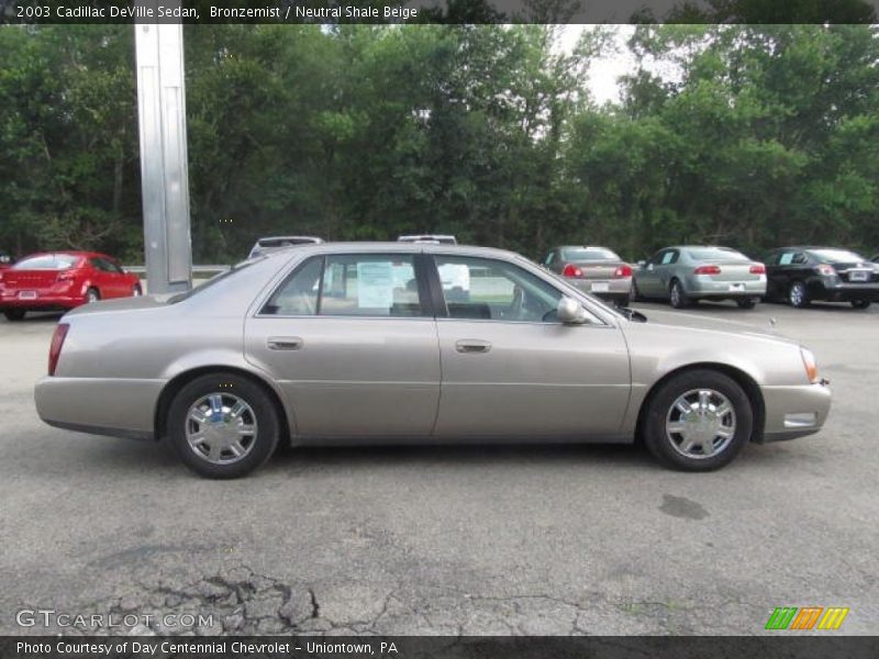 Bronzemist / Neutral Shale Beige 2003 Cadillac DeVille Sedan