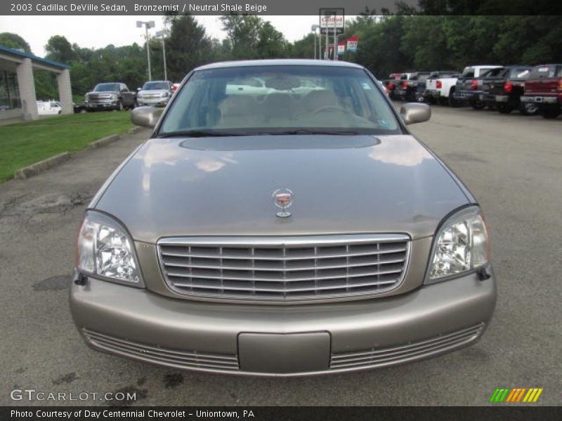 Bronzemist / Neutral Shale Beige 2003 Cadillac DeVille Sedan