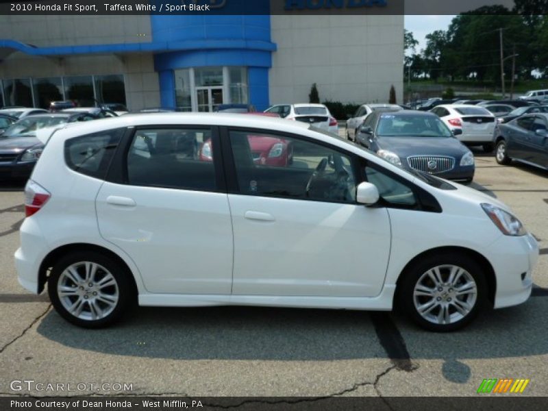 Taffeta White / Sport Black 2010 Honda Fit Sport