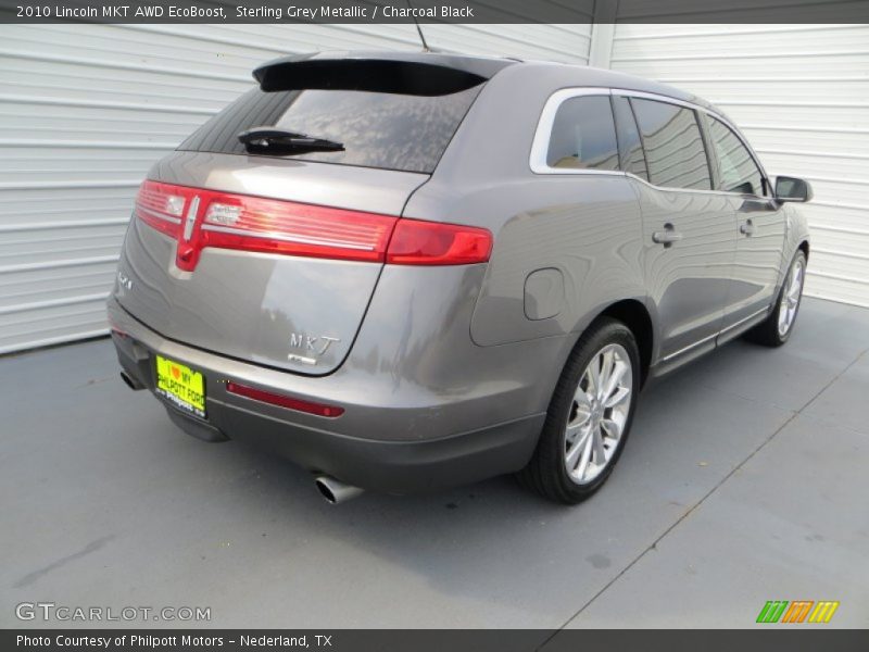 Sterling Grey Metallic / Charcoal Black 2010 Lincoln MKT AWD EcoBoost