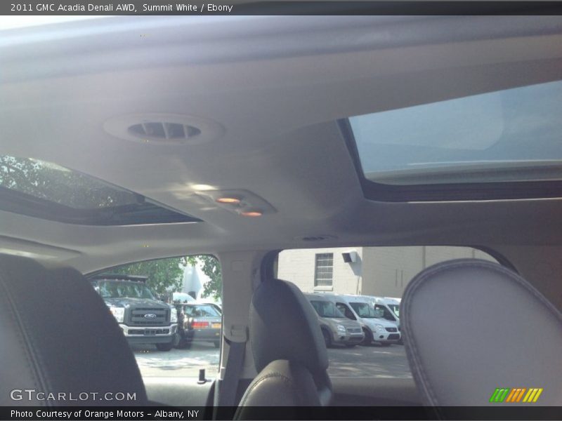 Summit White / Ebony 2011 GMC Acadia Denali AWD