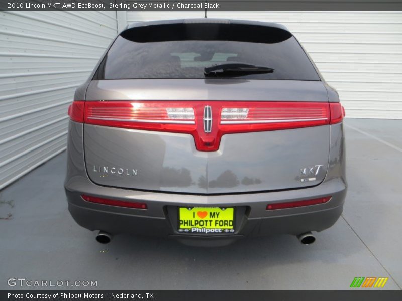Sterling Grey Metallic / Charcoal Black 2010 Lincoln MKT AWD EcoBoost