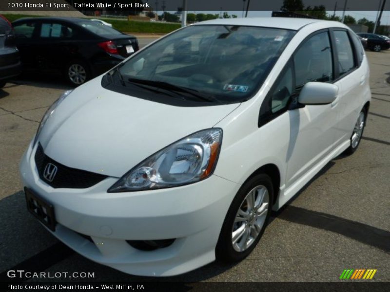 Taffeta White / Sport Black 2010 Honda Fit Sport