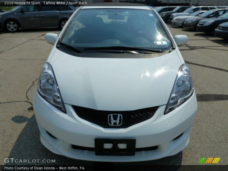 Taffeta White / Sport Black 2010 Honda Fit Sport