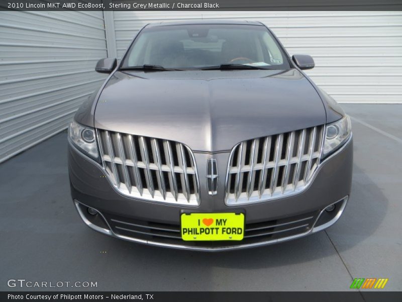 Sterling Grey Metallic / Charcoal Black 2010 Lincoln MKT AWD EcoBoost