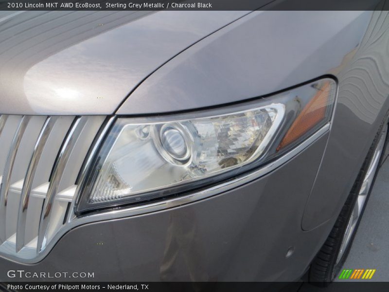 Sterling Grey Metallic / Charcoal Black 2010 Lincoln MKT AWD EcoBoost