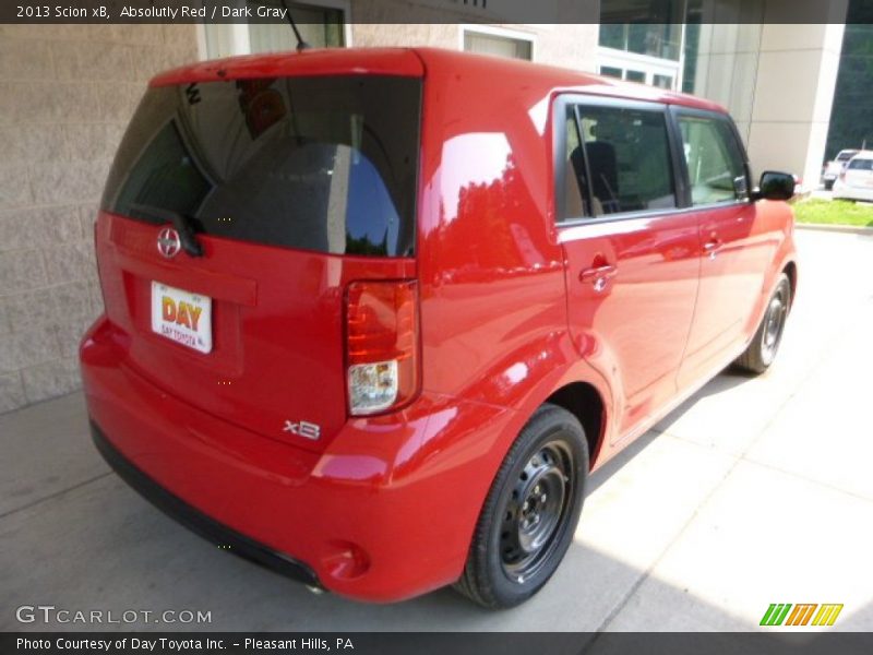 Absolutly Red / Dark Gray 2013 Scion xB