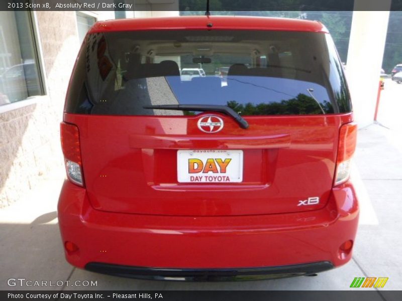 Absolutly Red / Dark Gray 2013 Scion xB