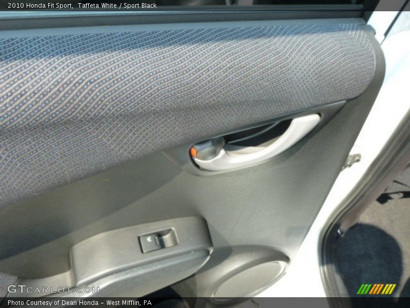 Taffeta White / Sport Black 2010 Honda Fit Sport