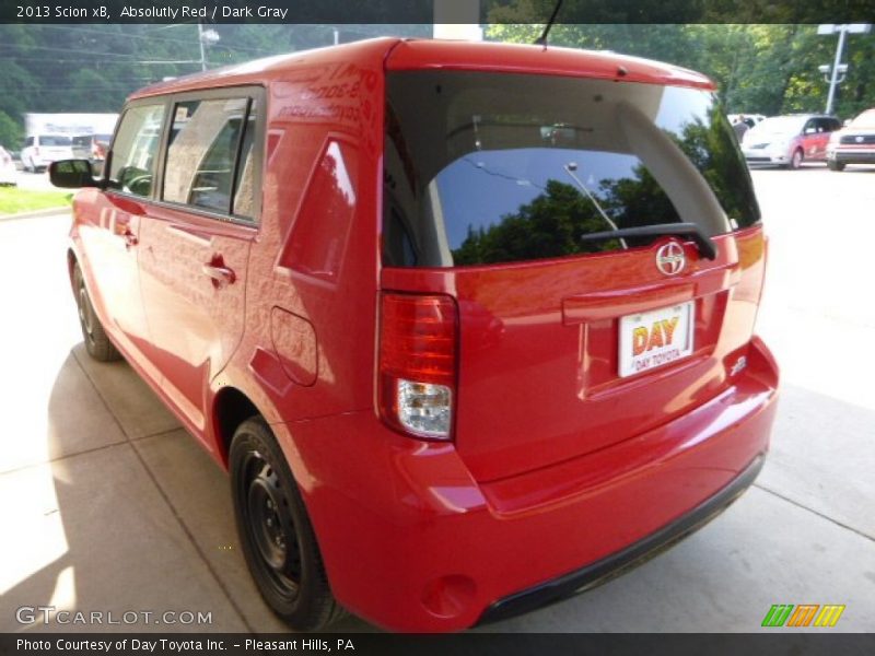 Absolutly Red / Dark Gray 2013 Scion xB