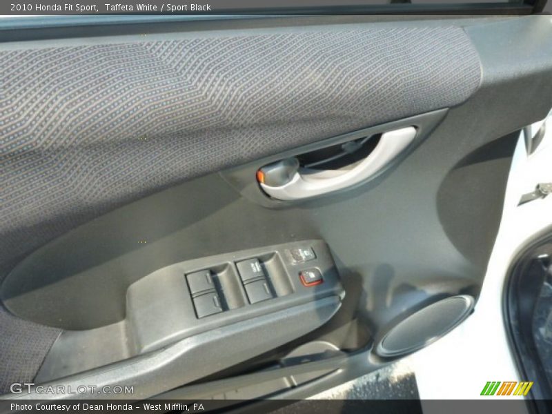Taffeta White / Sport Black 2010 Honda Fit Sport