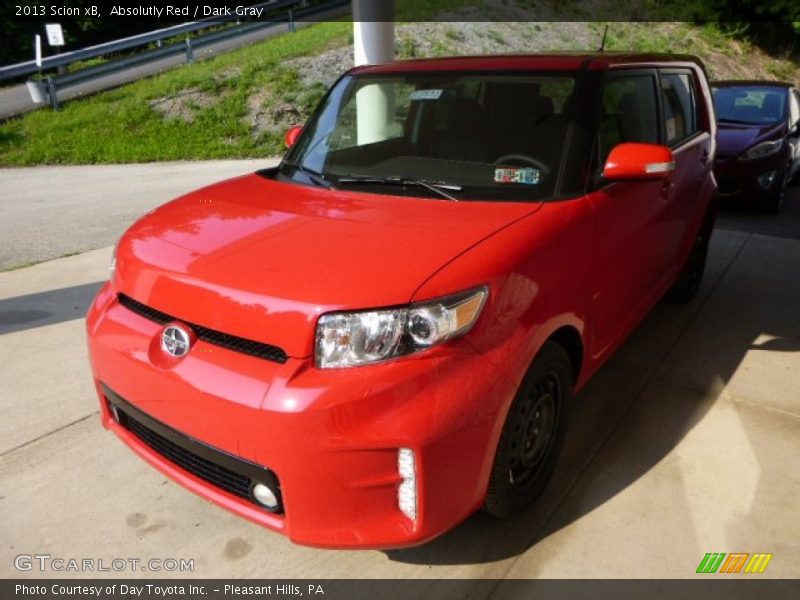Absolutly Red / Dark Gray 2013 Scion xB