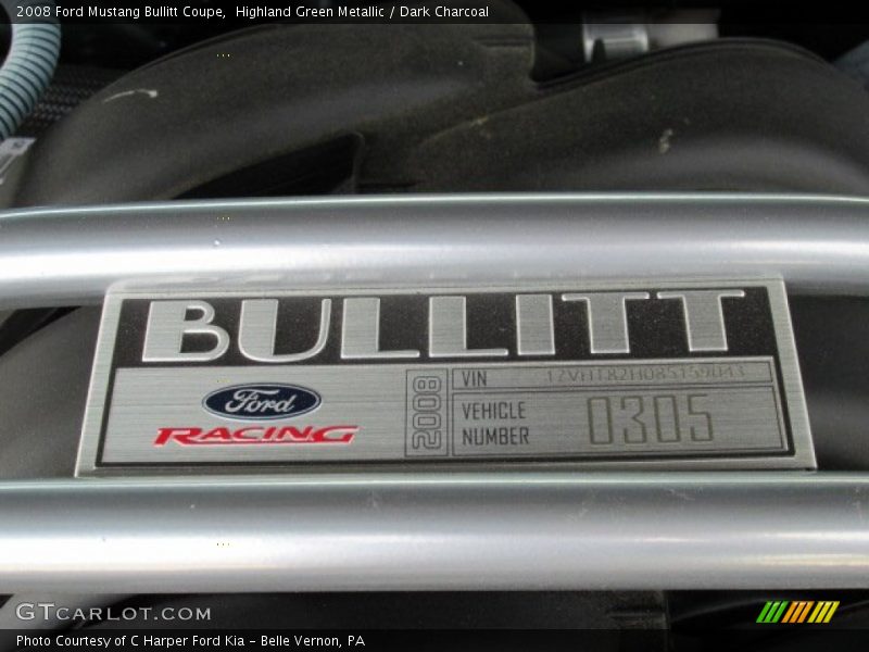  2008 Mustang Bullitt Coupe Logo
