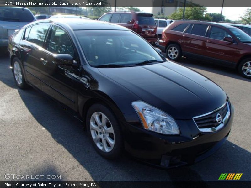 Super Black / Charcoal 2007 Nissan Maxima 3.5 SE
