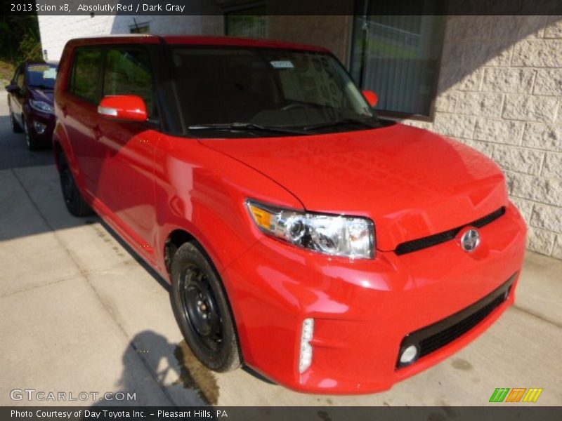 Absolutly Red / Dark Gray 2013 Scion xB