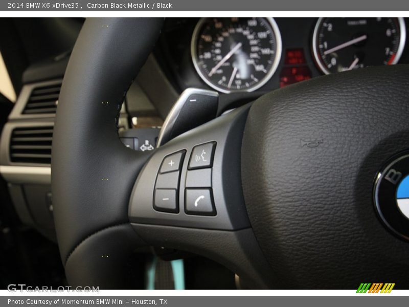 Carbon Black Metallic / Black 2014 BMW X6 xDrive35i