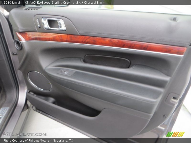 Sterling Grey Metallic / Charcoal Black 2010 Lincoln MKT AWD EcoBoost