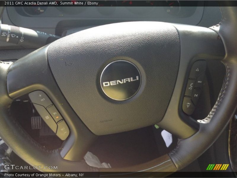 Summit White / Ebony 2011 GMC Acadia Denali AWD