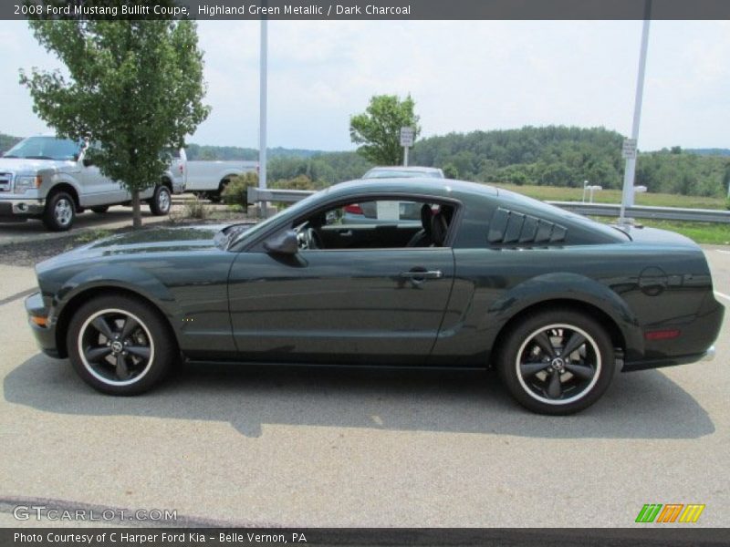 Highland Green Metallic / Dark Charcoal 2008 Ford Mustang Bullitt Coupe
