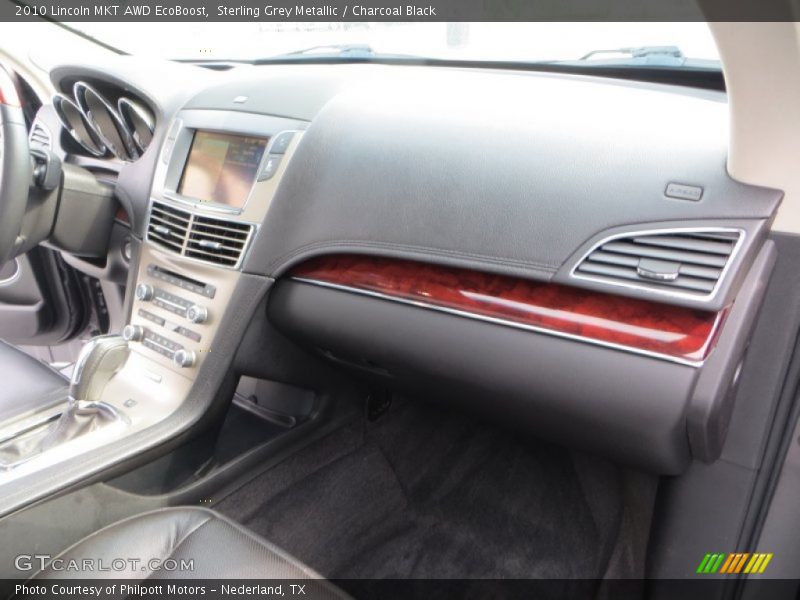 Sterling Grey Metallic / Charcoal Black 2010 Lincoln MKT AWD EcoBoost