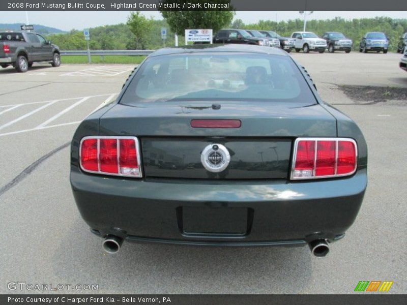 Highland Green Metallic / Dark Charcoal 2008 Ford Mustang Bullitt Coupe