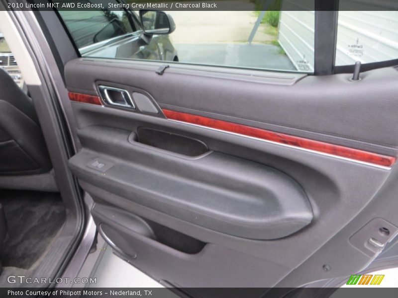 Sterling Grey Metallic / Charcoal Black 2010 Lincoln MKT AWD EcoBoost