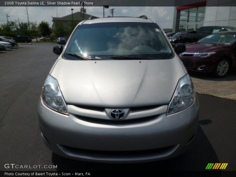 Silver Shadow Pearl / Stone 2008 Toyota Sienna LE