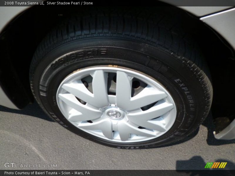 Silver Shadow Pearl / Stone 2008 Toyota Sienna LE