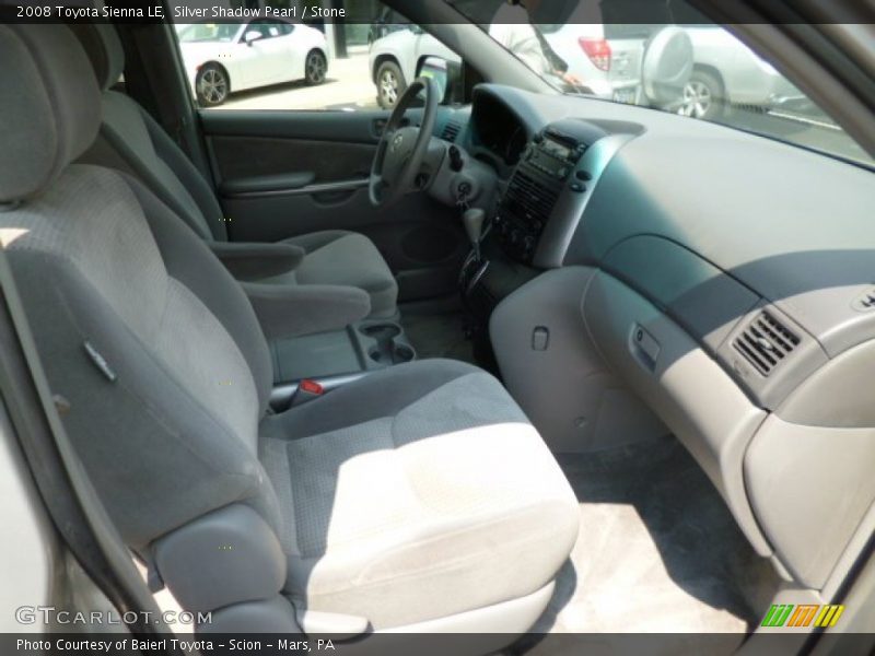 Silver Shadow Pearl / Stone 2008 Toyota Sienna LE