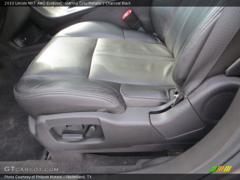 Sterling Grey Metallic / Charcoal Black 2010 Lincoln MKT AWD EcoBoost