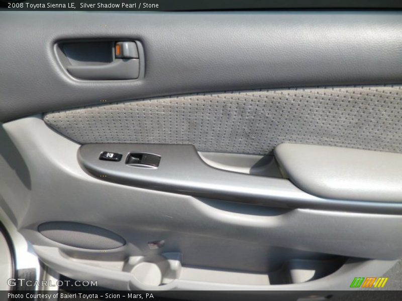 Silver Shadow Pearl / Stone 2008 Toyota Sienna LE