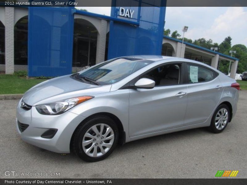 Silver / Gray 2012 Hyundai Elantra GLS