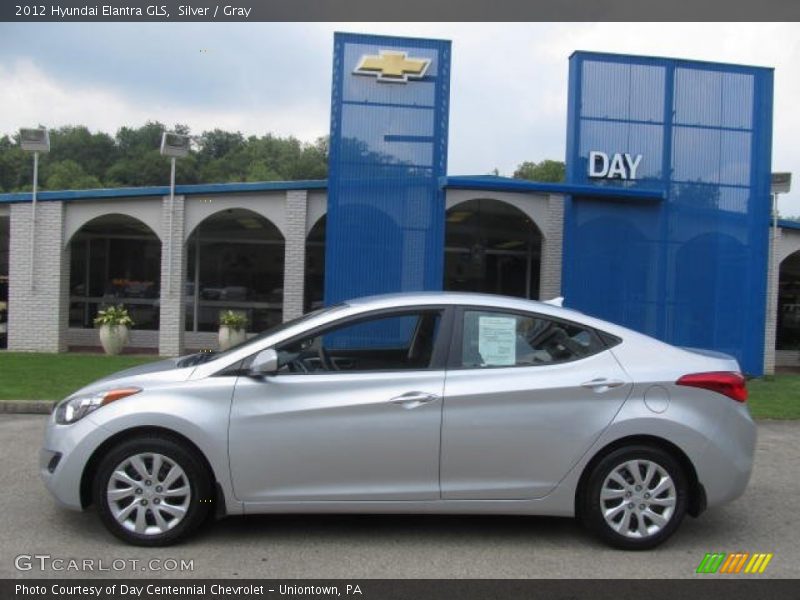 Silver / Gray 2012 Hyundai Elantra GLS
