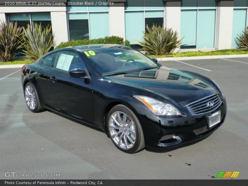 Obsidian Black / Graphite 2010 Infiniti G 37 Journey Coupe