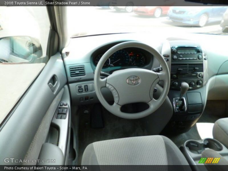 Silver Shadow Pearl / Stone 2008 Toyota Sienna LE