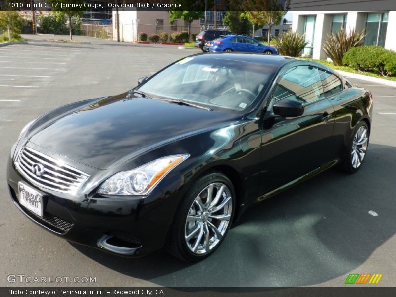 Obsidian Black / Graphite 2010 Infiniti G 37 Journey Coupe