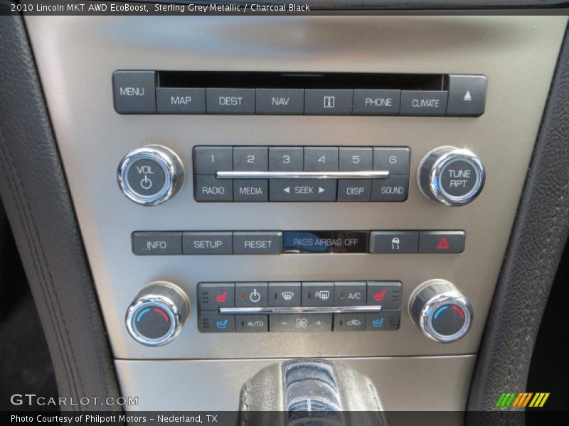 Sterling Grey Metallic / Charcoal Black 2010 Lincoln MKT AWD EcoBoost