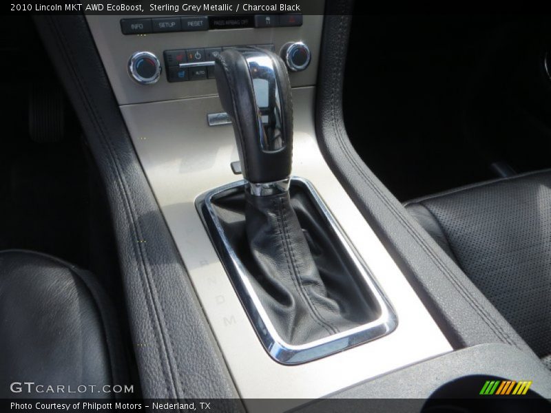 Sterling Grey Metallic / Charcoal Black 2010 Lincoln MKT AWD EcoBoost