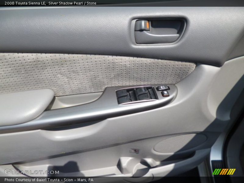 Silver Shadow Pearl / Stone 2008 Toyota Sienna LE
