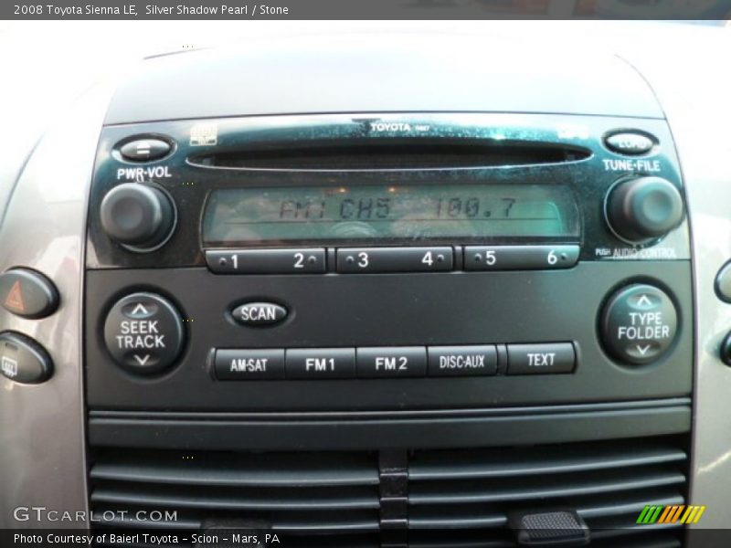 Silver Shadow Pearl / Stone 2008 Toyota Sienna LE